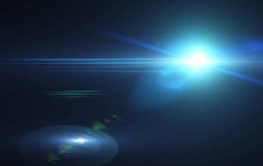 Dijital özel ışık efektleri siyah arka plan, soyut Len flare tarihinde fişekleri.