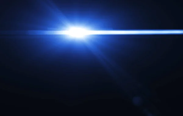 Digital nödraketer speciella ljuseffekter på svart bakgrund, abstrakt Len flare. — Stockfoto