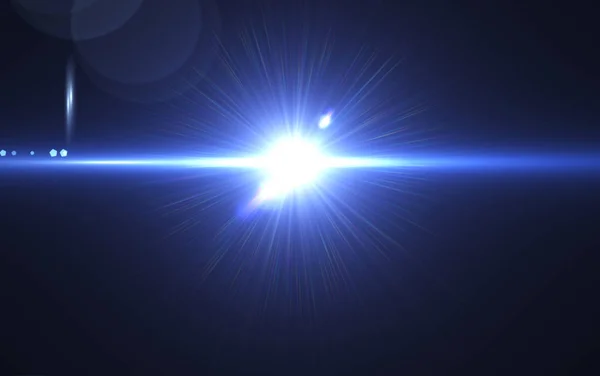 Ρεαλιστικό φακό φωτοβολίδες αστέρι φώτα και λάμψη στοιχεία σε backgroun — Φωτογραφία Αρχείου