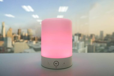 kızdırma pembe modern kablosuz hoparlör