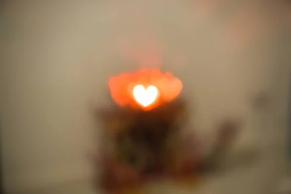 Light of love for Valentine — Stock Photo, Image