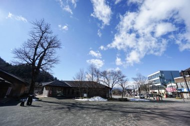 1 Aralık 2016 üzerinde Nikko Japonya'da alınan Chuzenji Kara ile turizm merkezi