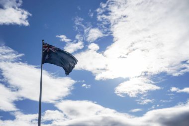 Tarafından Rüzgar mavi gökyüzü kutup darbe Avustralya bayrağı