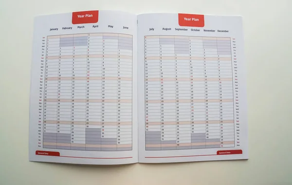 Plan Anual Simulación Aislado 2018 Para Establecimiento Metas Metas —  Fotos de Stock