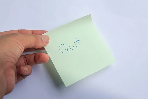 business concept - people quit the job with resignation letter submission