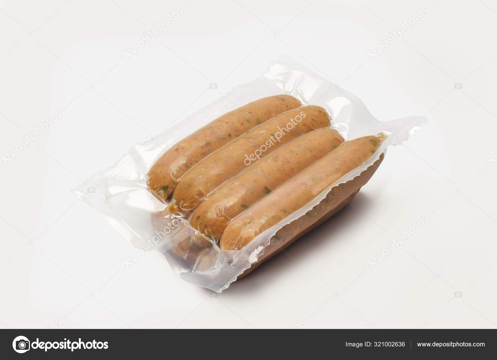Download Mockup Vacuum Packed Pork Sausage Ready To Eat Stock Photo Image By C Rafikyxxx 321002636