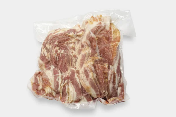 Mockup Bacon packed ham — Stock Photo, Image