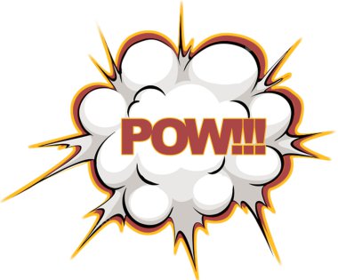 pow baloon karikatür komik etkisi