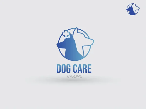 Veterinerlik sıhhiyesi ilaç köpek kedi logosu.