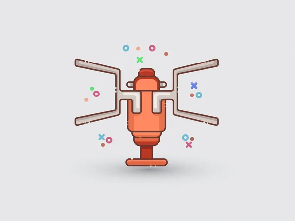 simge anteni düz biçimi