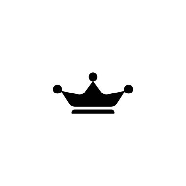 Gri arka plan üzerinde izole trendy düz stil taç simgesini. Web sitesi tasarımı, logo, uygulama vektör çizim, Eps10 taç simgesi.