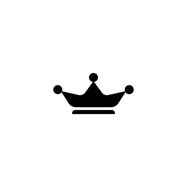 Crown Icon en estilo plano de moda aislado sobre fondo gris. Símbolo de corona para el diseño de su sitio web, logotipo, aplicación. Ilustración vectorial, EPS10 . — Archivo Imágenes Vectoriales