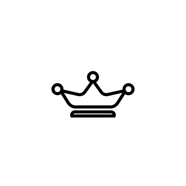 Kronan-ikonen i trendiga platt stil isolerad på grå bakgrund. Crown symbol för din webbdesign, logotyp, app. vektorillustration, Eps10. — Stock vektor