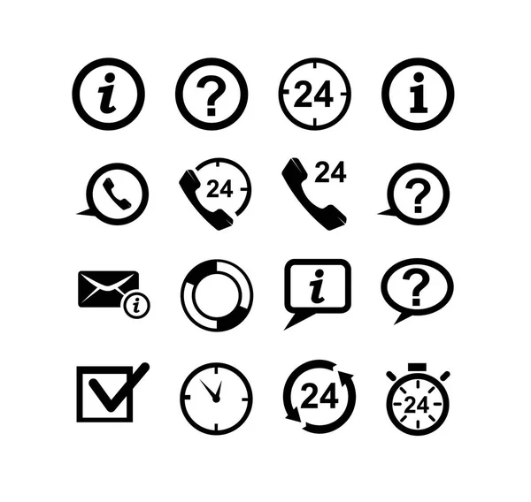 Einfache Hilfesätze und unterstützende Vektorzeilensymbole. enthält Symbole wie Telefon-Assistent, Online-Hilfe, Videochat und mehr. editierbarer Schlaganfall. 48x48 Pixel perfekt. — Stockvektor