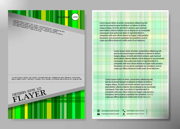 Flyer Cover Business Broschüre Vektor-Design, Broschüre Werbung abstrakten Hintergrund, moderne Poster Magazin Layout-Vorlage, Jahresbericht für die Präsentation. — Stockvektor