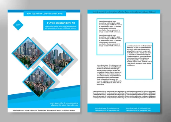 El ilanı kapak iş broşür vektör tasarımı, broşür reklam arka plan, Modern poster dergi düzeni şablonu, sunum için faaliyet raporu.