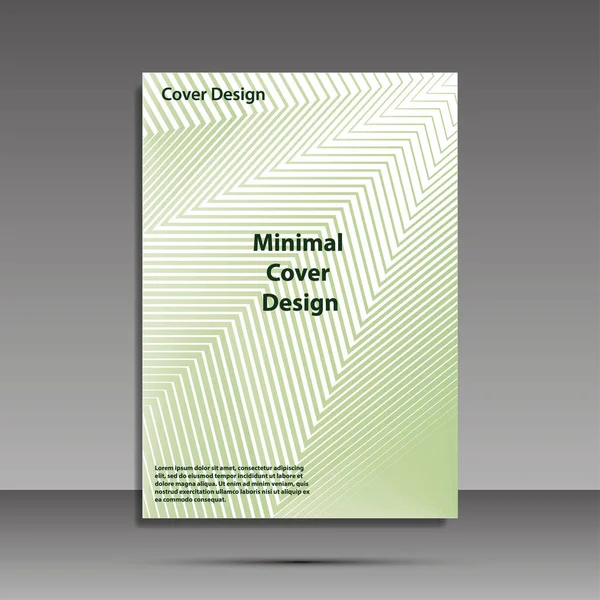 Minimales Cover-Design. Geometrische Halbtonverläufe. Eps10-Vektor. — Stockvektor