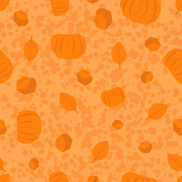 Şükran günü poligonal model turuncu renklerde