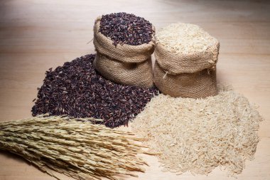 Kompleks karbonhidrat, kahverengi pirinç ve Riceberry