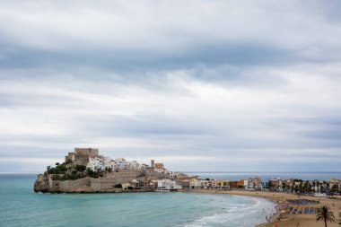 Peniscola üzerinde gökyüzü