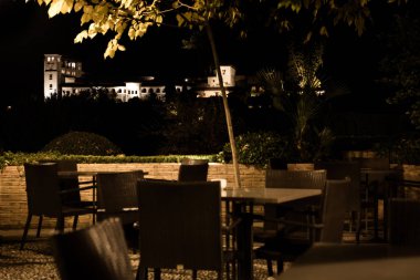 Generalife Sarayı üzerinde Lookout