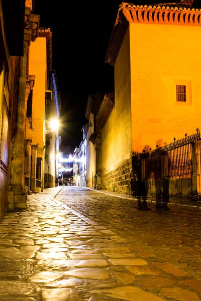Granada şehrinde hayalet sokak — Stok fotoğraf