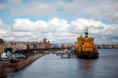 St. Petersburg, Neva nehir. 3/05/2015.