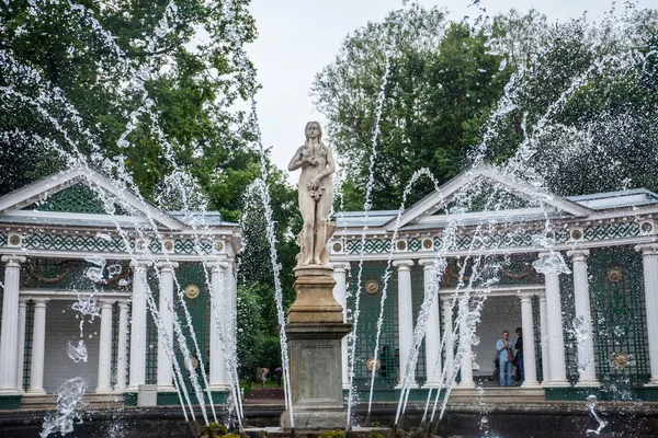 Peterhof Saint Petersburg 2017 Fountains — Stock Photo, Image