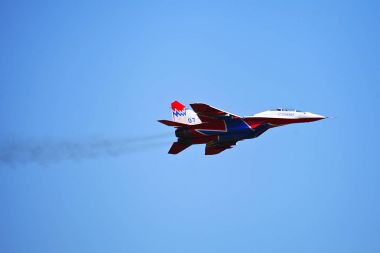 Rusya. Samara.Aviation akrobasi ekibi, Rus Hava Kuvvetleri. MiG-29. Aerobatics.23.05.2015 rakamlar