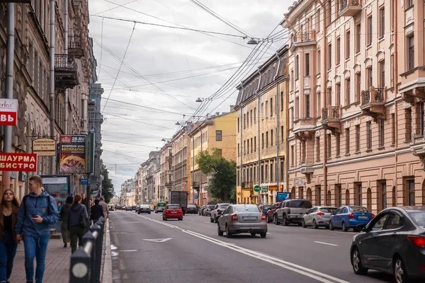 Rusia San Petersburgo Camina Por Ciudad 2017 — Foto de Stock