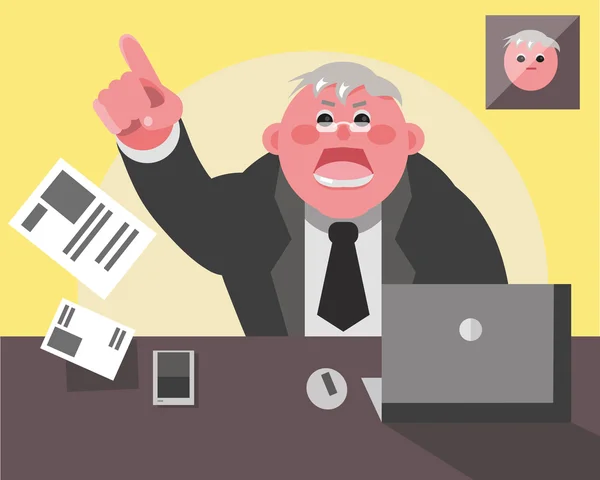 Çığlık öfkeli patron