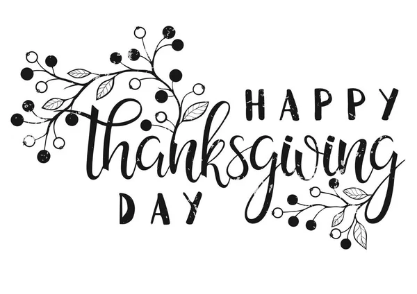 Conception typographique de Thanksgiving — Image vectorielle