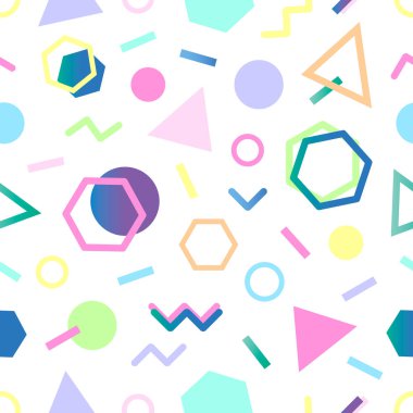 Desen geometrik öğelerle