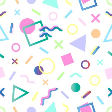 Desen geometrik öğelerle