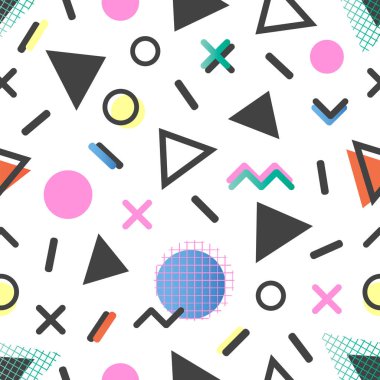 Desen geometrik öğelerle