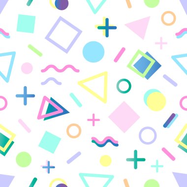 Desen geometrik öğelerle