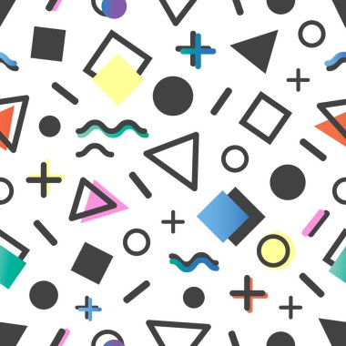 Desen geometrik öğelerle