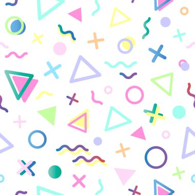 Desen geometrik öğelerle
