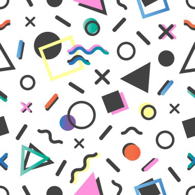 Desen geometrik öğelerle