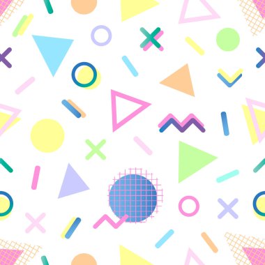 Desen geometrik öğelerle