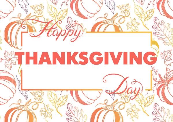 Happy thanksgiving day — Stockvector