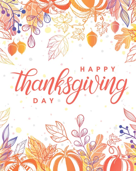 Şükran günü tipografi