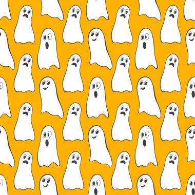 Sevimli Hayaletler desenle Cadılar Bayramı