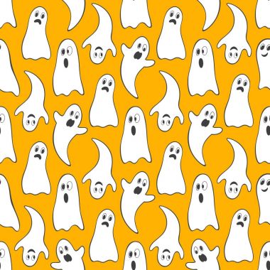 Sevimli Hayaletler desenle Cadılar Bayramı