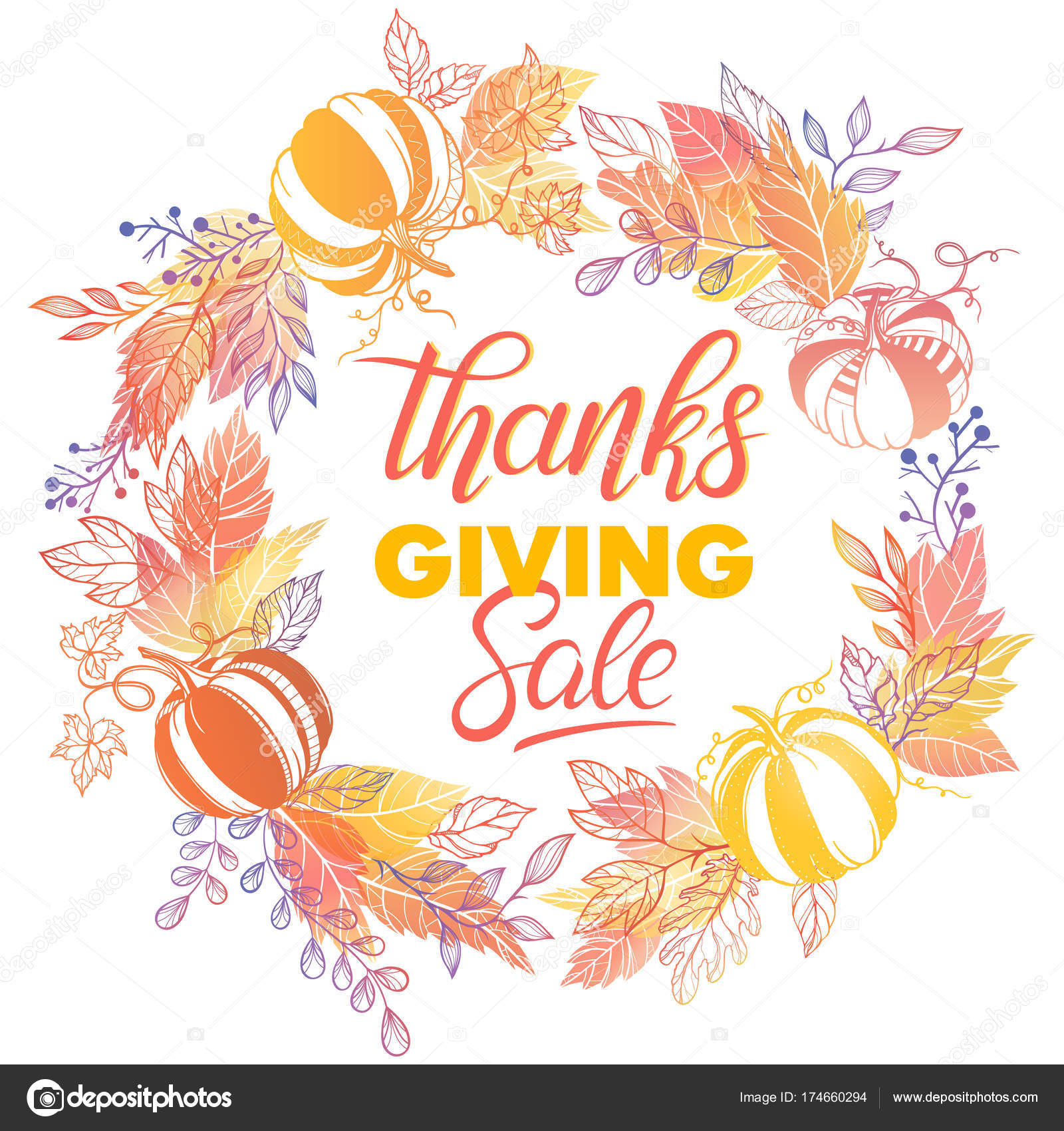 Banner oferta especial de acción de gracias — Vector de Ofertas Especiales De Acción De Gracias, Para Nuevas