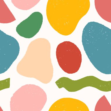 Renkli el çizimleri, organik şekiller, karalamalar ve elementlerle kusursuz desen. Vektör modu tasarımları baskılar, el ilanları, afişler, kumaşlar, davetiyeler, markalar, kapaklar ve daha fazlası için mükemmel..