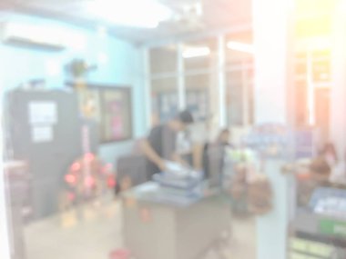 Bulanık görüntü için arka plan kullanım Hotel'in sayaç Servisi.