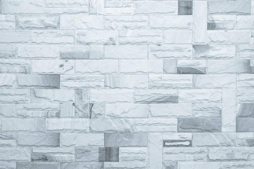 Black and white brick wall texture background .Abstract weathered texture stained old stucco light gray and aged paint white brick wall background in rural room, grungy rusty blocks of stonework technology color horizontal architecture wallpaper