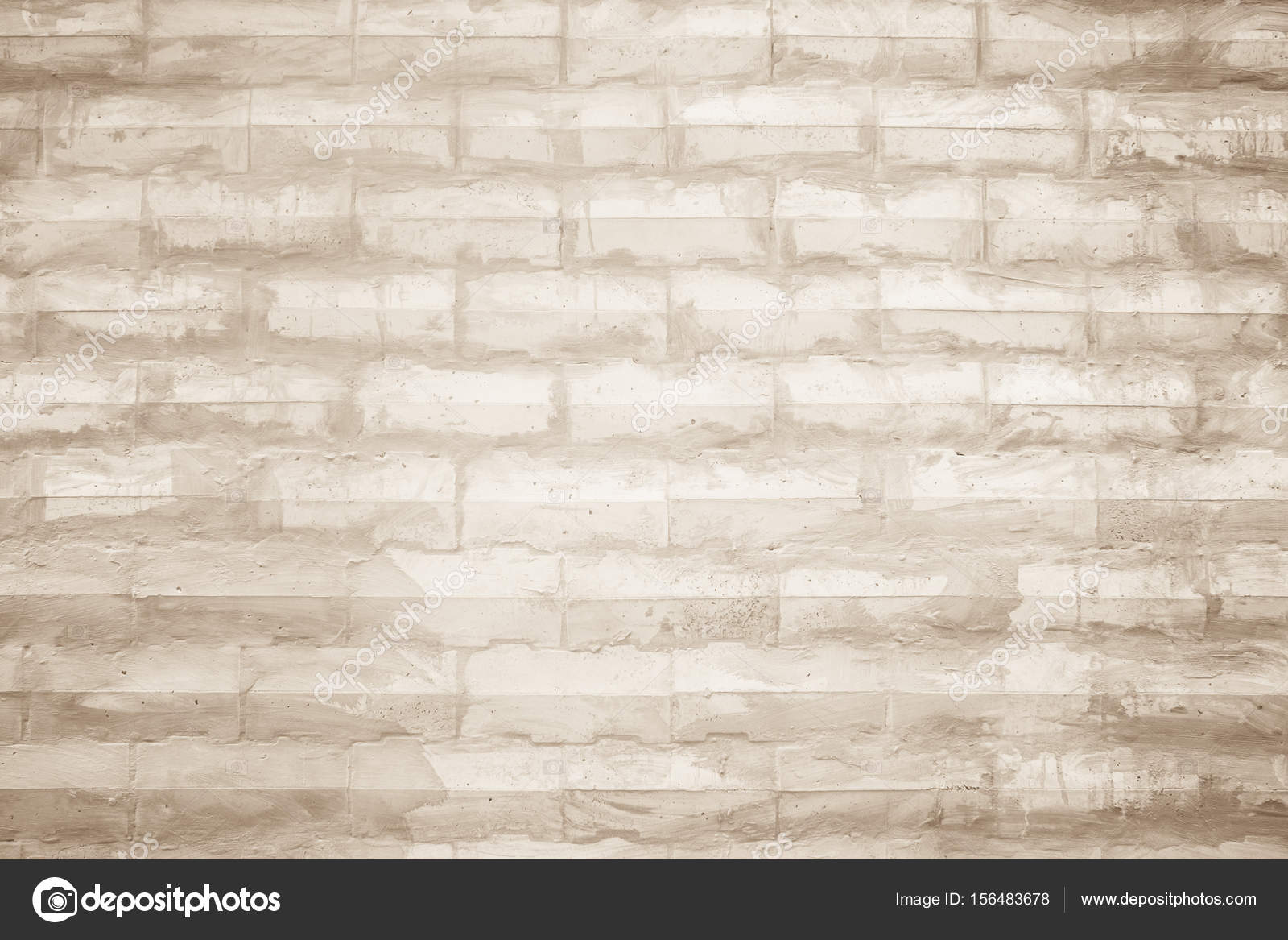 Black White Brick Wall Texture Background Have Flooring Rock