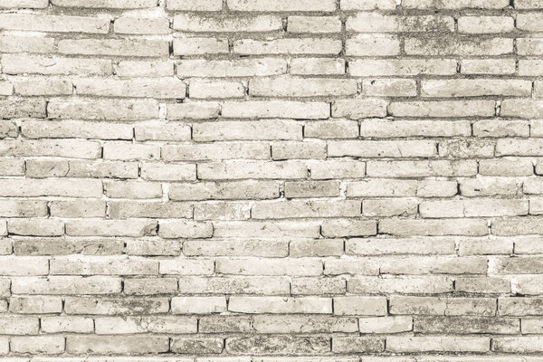 Cream colors and white brick wall art concrete or stone texture 